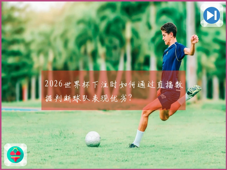 2026世界杯下注时如何通过直播数据判断球队表现优劣？