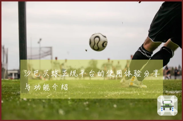 沙巴买球正规平台的使用体验分享与功能介绍