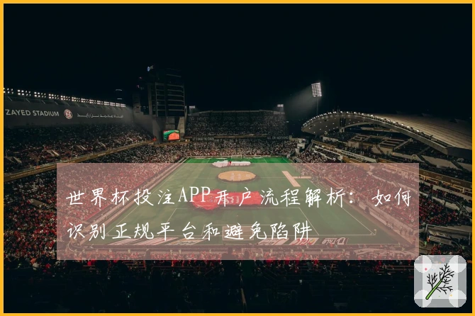 世界杯投注APP开户流程解析：如何识别正规平台和避免陷阱